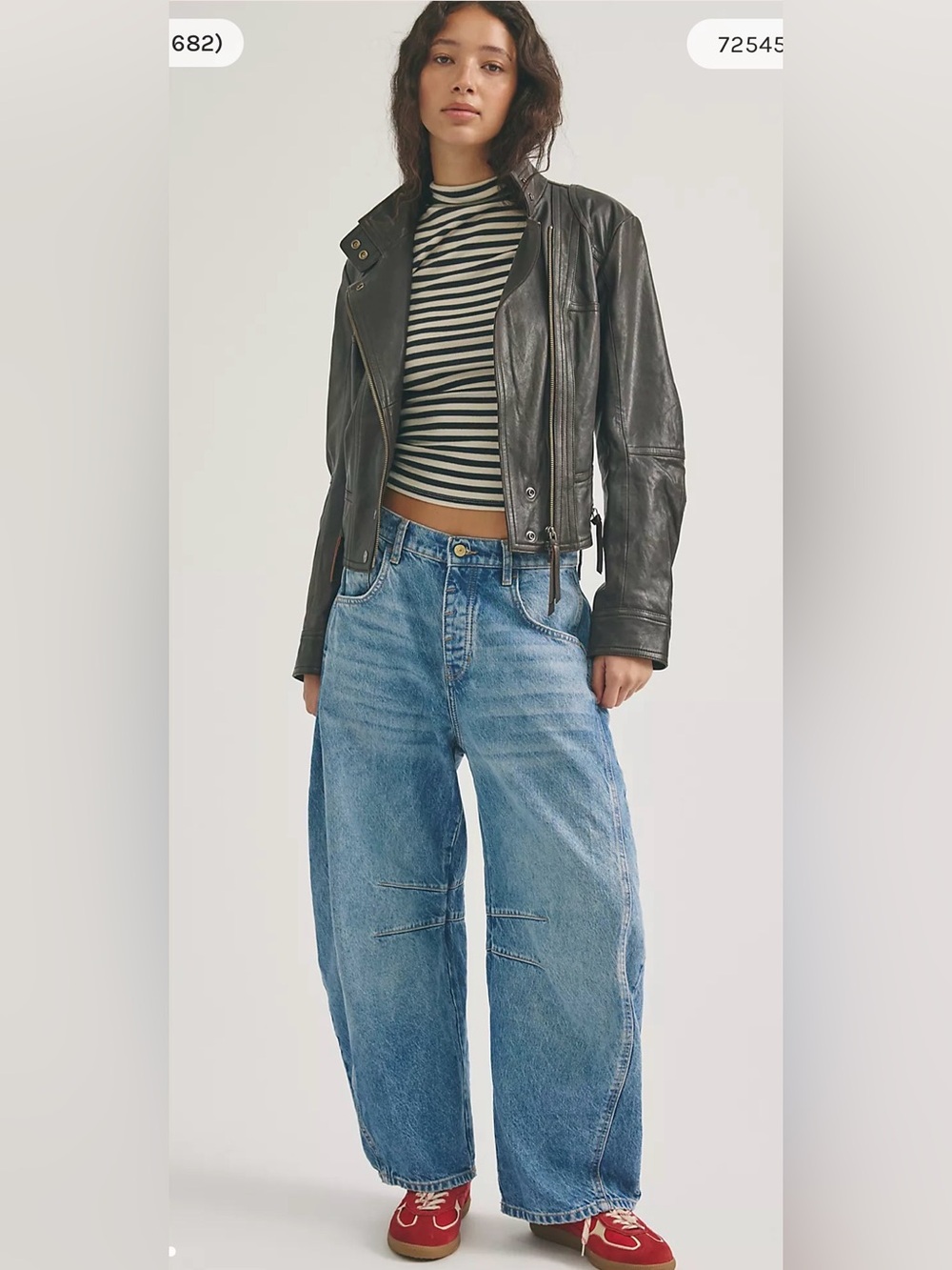 Free People We The Free Good Luck Women’s Barrel Jeans Size 29 $98